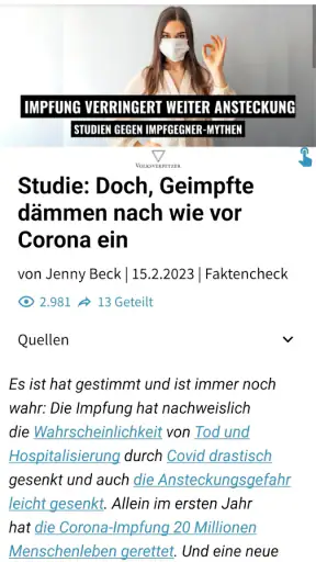 Volksverpetzer-App screenshot