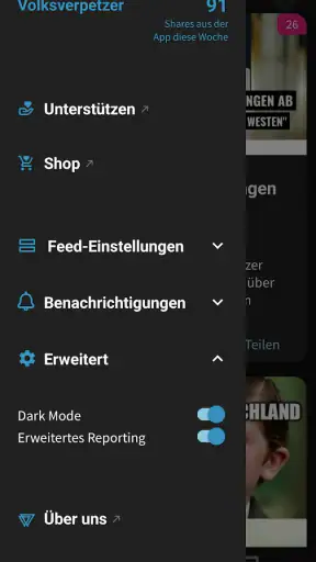 Volksverpetzer-App screenshot