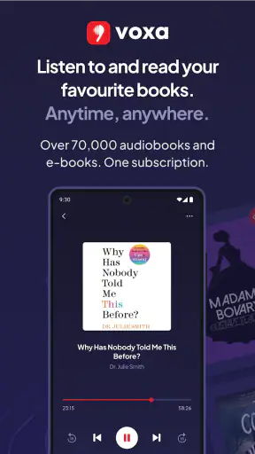 Voxa - Audiobooks & E-books screenshot