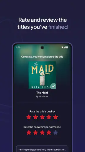 Voxa - Audiobooks & E-books screenshot