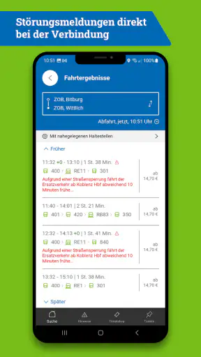 VRT mobil screenshot