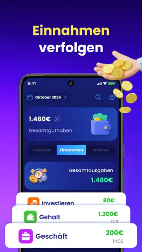 WalletNote: Ausgaben-Tracker screenshot