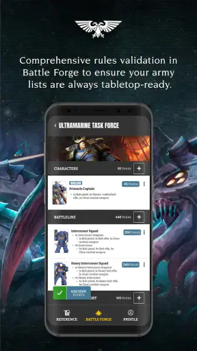 Warhammer 40,000: The App screenshot