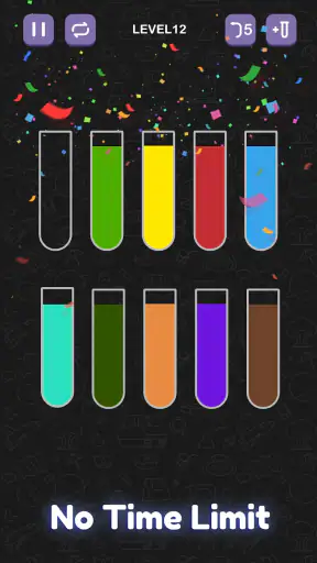 Wasser Sortieren Farbpuzzle screenshot