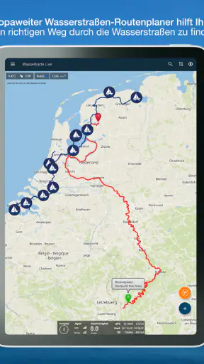 Wasserkarte Live - Routen, AIS screenshot 10