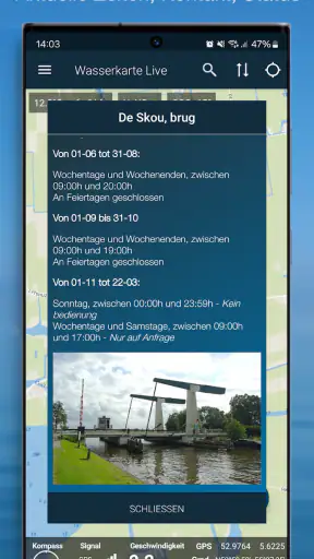 Wasserkarte Live - Routen, AIS screenshot