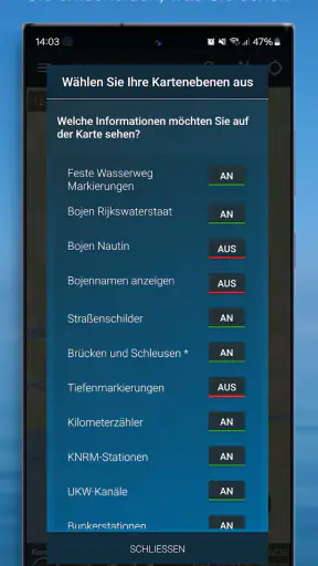 Wasserkarte Live - Routen, AIS screenshot