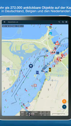 Wasserkarte Live - Routen, AIS screenshot