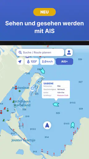 Waterkaarten: Boot Navigation screenshot 12