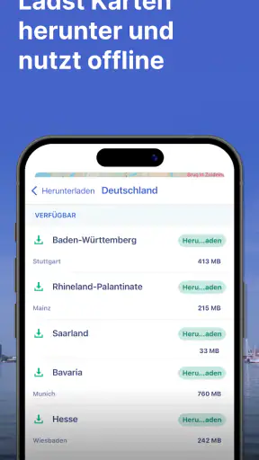 Waterkaarten: Boot Navigation screenshot