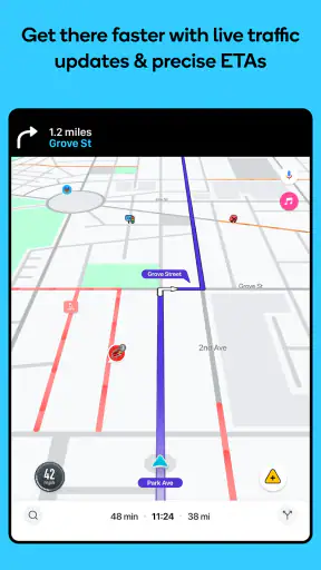 Waze Navigation und Verkehr screenshot 9