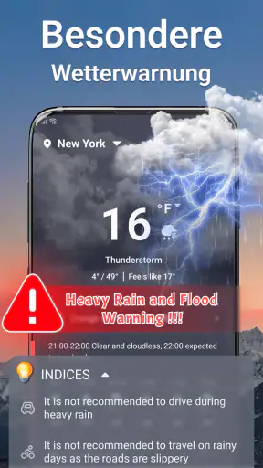 Weather Live - Wetter&Alarm screenshot