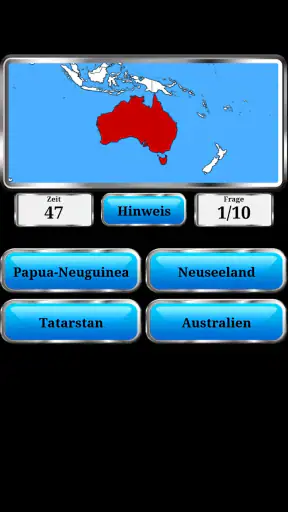 Welt Geographie - Quiz-Spiel screenshot 10