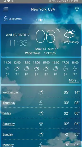 Wetter de - Wettervorhersage screenshot