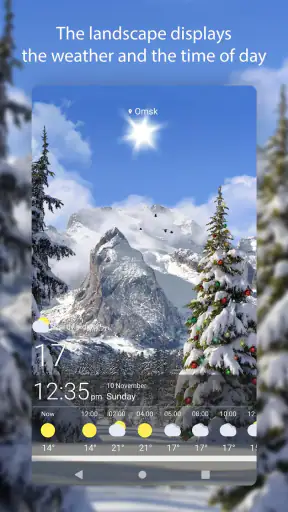 Wetter Live Wallpaper screenshot