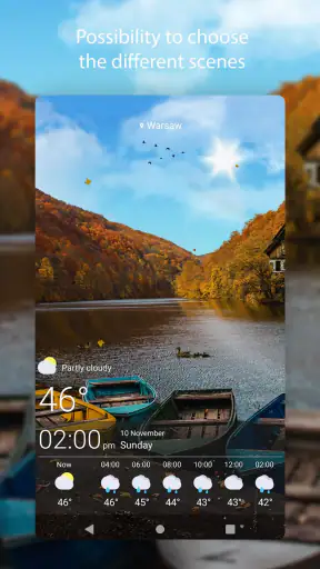Wetter Live Wallpaper screenshot