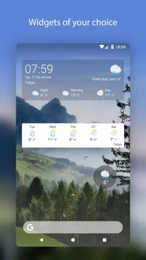 Wetter Live Wallpaper screenshot