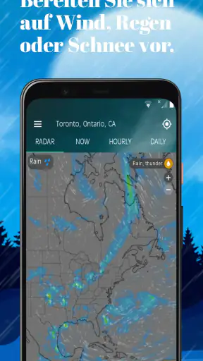 Wetter Radar: Regen & Unwetter screenshot