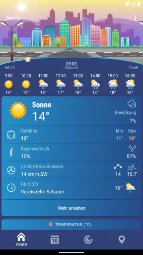Wetter XS PRO screenshot