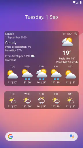 Wetter XS PRO screenshot