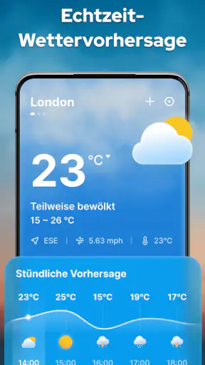 Wettervorhersage mit Radar screenshot