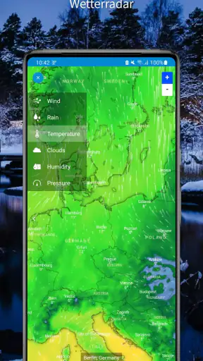 Wettervorhersage (Radarkarte) screenshot