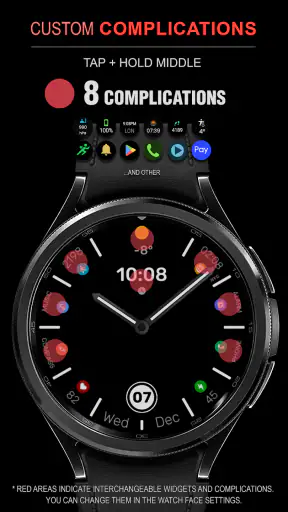 WFP 305 Butterfly watch face screenshot 11