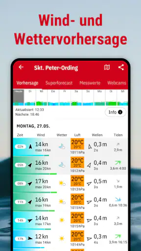 Windfinder Pro: Wind & Wetter screenshot