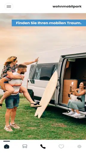 Wohnmobilpark GmbH screenshot