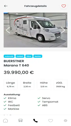 Wohnmobilpark GmbH screenshot