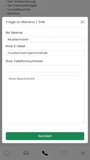 Wohnmobilpark GmbH screenshot