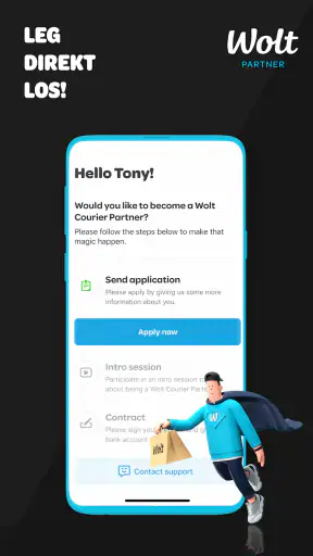 Wolt Courier Partner screenshot