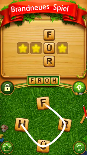 Wort Kreuzworträtsel Spiel screenshot