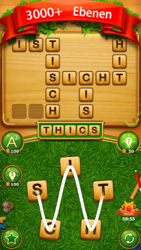 Wort Kreuzworträtsel Spiel screenshot