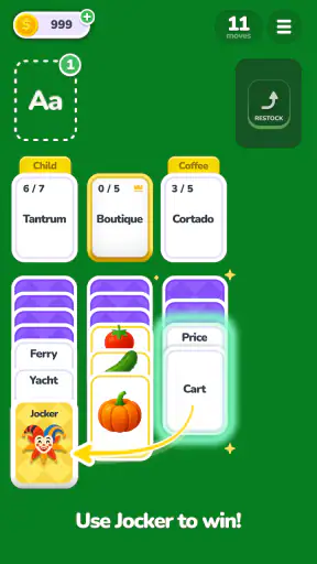 Wort-Solitaire: Kategorien screenshot