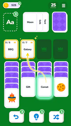 Wort-Solitaire: Kategorien screenshot