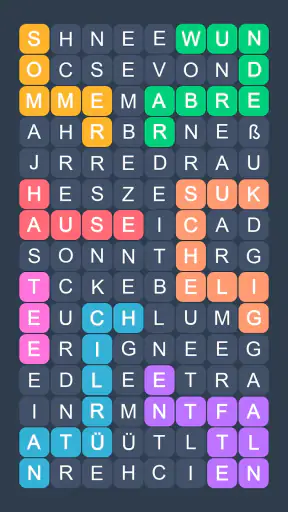 Worträtsel - Fillwords screenshot