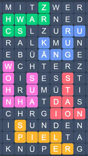 Worträtsel - Fillwords screenshot