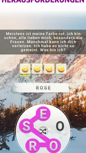 Worträtsel Wortspiele Deutsch screenshot