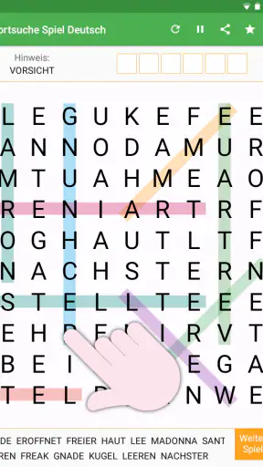 Wortsuche Spiel auf Deutsch screenshot 10