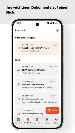 W&W Kundenportal screenshot 3