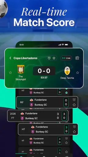 Fußball Live-Ergebnisse App screenshot 2