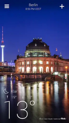 Yahoo Wetter screenshot