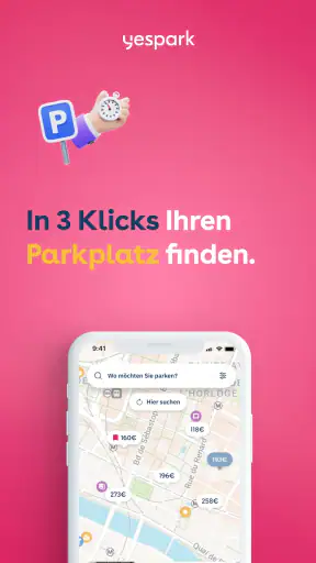 Yespark, dein Parkplatz screenshot
