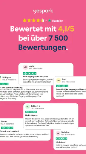Yespark, dein Parkplatz screenshot