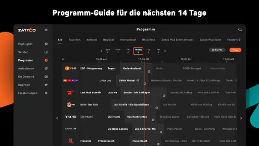 Zattoo - TV Streaming App screenshot 11