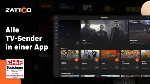 Zattoo - TV Streaming App screenshot