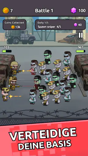 Zombie Warriors: Basiskrieg screenshot 9