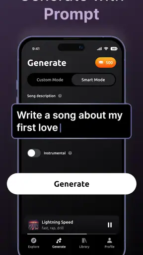 Zona: KI Song Maker & Creator screenshot