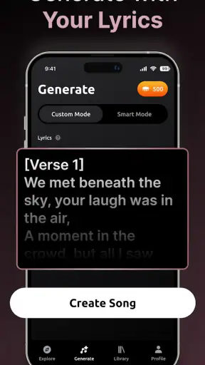 Zona: KI Song Maker & Creator screenshot